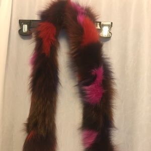 Fox collar neck wrap